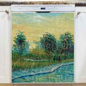 Square Saint Pierre by Van Gogh Magnetic Dishwasher Door Cover