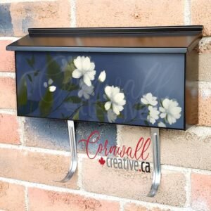 Midnight Jasmines Wall-mounted Townhouse Mailbox Cover