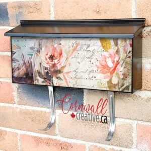 Vintage Landscape with Flowers Wall-mounted Townhouse Mailbox Cover
