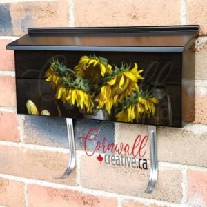 Still Life with Sunflowers #1 Wall-mounted Townhouse Mailbox Cover