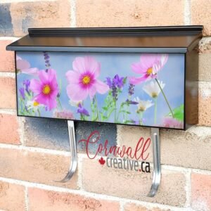Little Morning Flowers Wall-mounted Townhouse Mailbox Cover