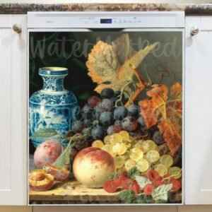 Still Life Fruit #1 Magnetic Dishwasher Door Cover