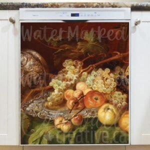 Still Life Fruit #4 Magnetic Dishwasher Door Cover