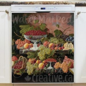 Still Life Fruit #9 Magnetic Dishwasher Door Cover
