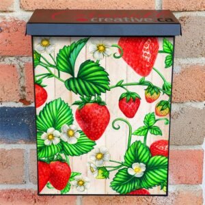 Cute Strawberry Design Colonial Mailbox Cover