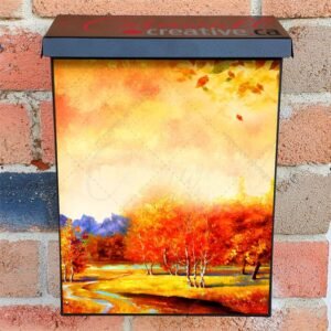 Autumn Countryside Colonial Mailbox Cover