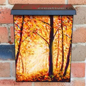 Sunlight Through the Leaves Colonial Mailbox Cover