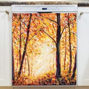 Sunlight Through the Leaves Magnetic Dishwasher Door Cover