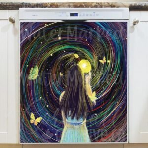 Looking Into the Future Magnetic Dishwasher Door Cover