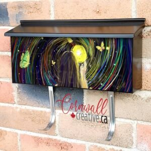 Looking Into the Future Wall-mounted Townhouse Mailbox Cover