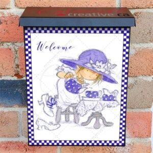 Cute Tea Party Colonial Mailbox Cover