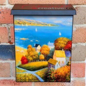Seaside Italian Village Colonial Mailbox Cover