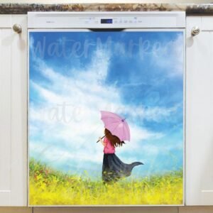 The First Day of Summer Magnetic Dishwasher Door Cover