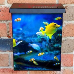 Colorful Fish Underwater Colonial Mailbox Cover