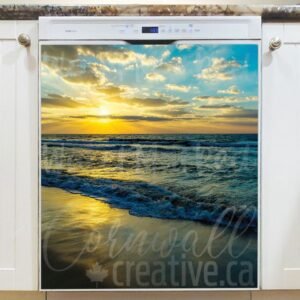Sunrise at the Ocean Magnetic Dishwasher Door Cover