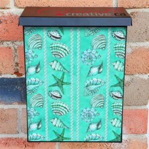 Seaside Cottage Pattern Colonial Mailbox Cover