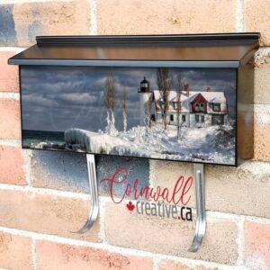 Point Betsie Lighthouse Wall-mounted Townhouse Mailbox Cover