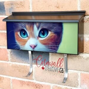 Beautiful Kitten Face Wall-mounted Townhouse Mailbox Cover