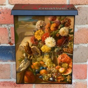 Still Life by Leopold von Stoll Colonial Mailbox Cover