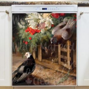 Doves by Jose Maria Bracho Magnetic Dishwasher Door Cover