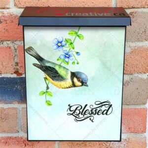 Spring Bird on the Tree Colonial Mailbox Cover