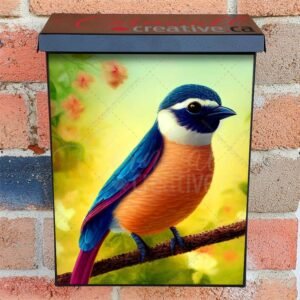 Summer Bird on the Tree #1 Colonial Mailbox Cover