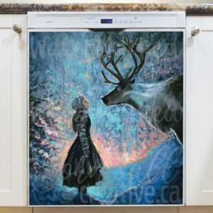 Best Winter Friends Magnetic Dishwasher Door Cover