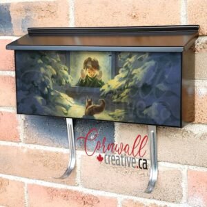 Christmas Visitor Wall-mounted Townhouse Mailbox Cover