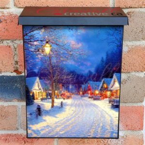Christmas Night in the Village #15 Colonial Mailbox Cover