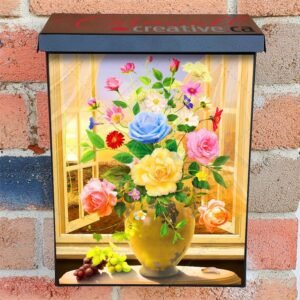 Bouquet on the Table #3 Colonial Mailbox Cover