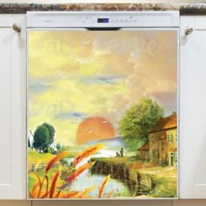 Summer at Grandma's House Magnetic Dishwasher Door Cover