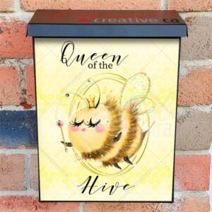 Cute Queen Bee Colonial Mailbox Cover