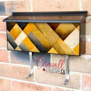 Beautiful Abstract Design #2 Wall-mounted Townhouse Mailbox Cover