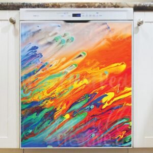 Beautiful Abstract Design #15 Magnetic Dishwasher Door Cover