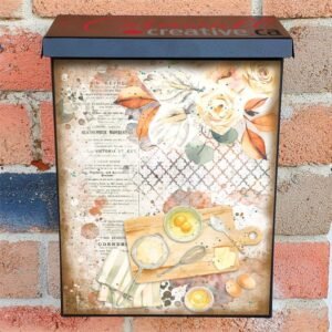 Vintage Bakery Design #1 Colonial Mailbox Cover