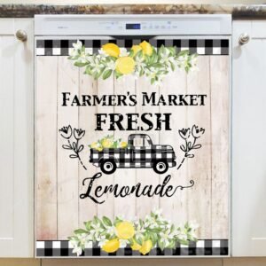 Farmer's Market Lemonade Magnetic Dishwasher Door Cover