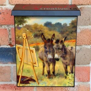 Unlikely Connoisseurs by H. W. Weekes Colonial Mailbox Cover