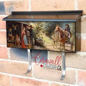 Off the Main Road by E. L. Henry Wall-mounted Townhouse Mailbox Cover