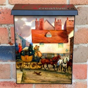 London to York by G. G. Kilburne Colonial Mailbox Cover