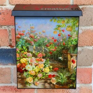 Rustic Garden by Olga W. Florian Colonial Mailbox Cover