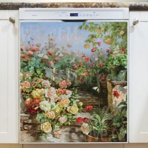 Rustic Garden by Olga W. Florian Magnetic Dishwasher Door Cover