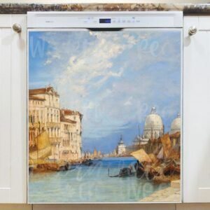 The Grand Canal Venice by W. Callow Magnetic Dishwasher Door Cover