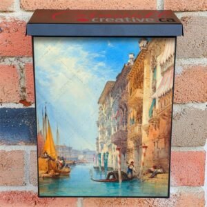Gondola on the Grand Canal by W. Callow Colonial Mailbox Cover