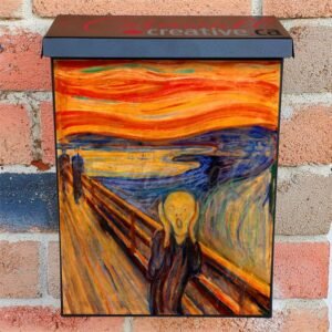 The Scream by Edvard Munch Colonial Mailbox Cover