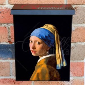 Girl With a Pearl Earring by J. Vermeer Colonial Mailbox Cover