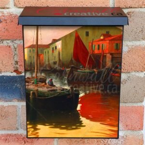 Motif of Chioggia by Adolf Kaufmann Colonial Mailbox Cover