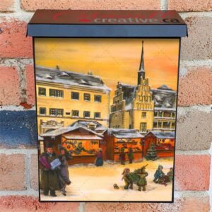 Christmas in Halle by Bruck & Sohn Colonial Mailbox Cover