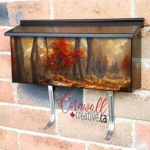 October Forest #2 Wall-mounted Townhouse Mailbox Cover