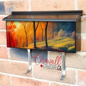 Girl in the Forest Wall-mounted Townhouse Mailbox Cover