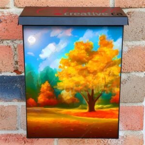 Trees in the Park Colonial Mailbox Cover